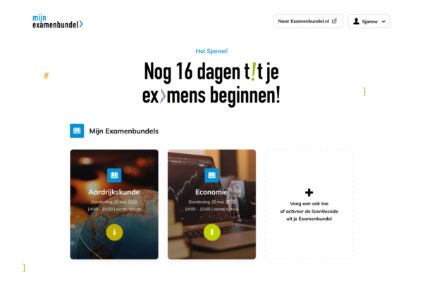 Slagen doe je met Mijn Examenbundel